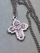 Load image into Gallery viewer, 4-way cross necklace.

