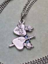 Load image into Gallery viewer, Sacred Heart and Immaculate Heart charm necklace
