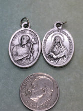 Load image into Gallery viewer, St. Francis Xavier and/or St. Frances Mother Cabrini holy medal
