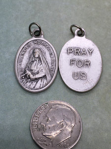 St. Francis Xavier and/or St. Frances Mother Cabrini (1850-1917) holy medal