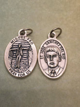 Load image into Gallery viewer, Choice -- Bl. Miguel Agustin Pro (1891-1927) OR St. Jose Sanchez del Rio (1913-1928) holy medals
