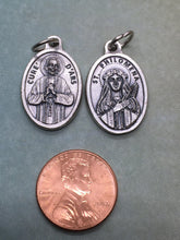 Load image into Gallery viewer, St. Philomena/Cure D&#39;Ars holy medal
