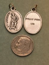 Load image into Gallery viewer, St. Lazarus/Lazzaro the Leper (1st century) holy medal
