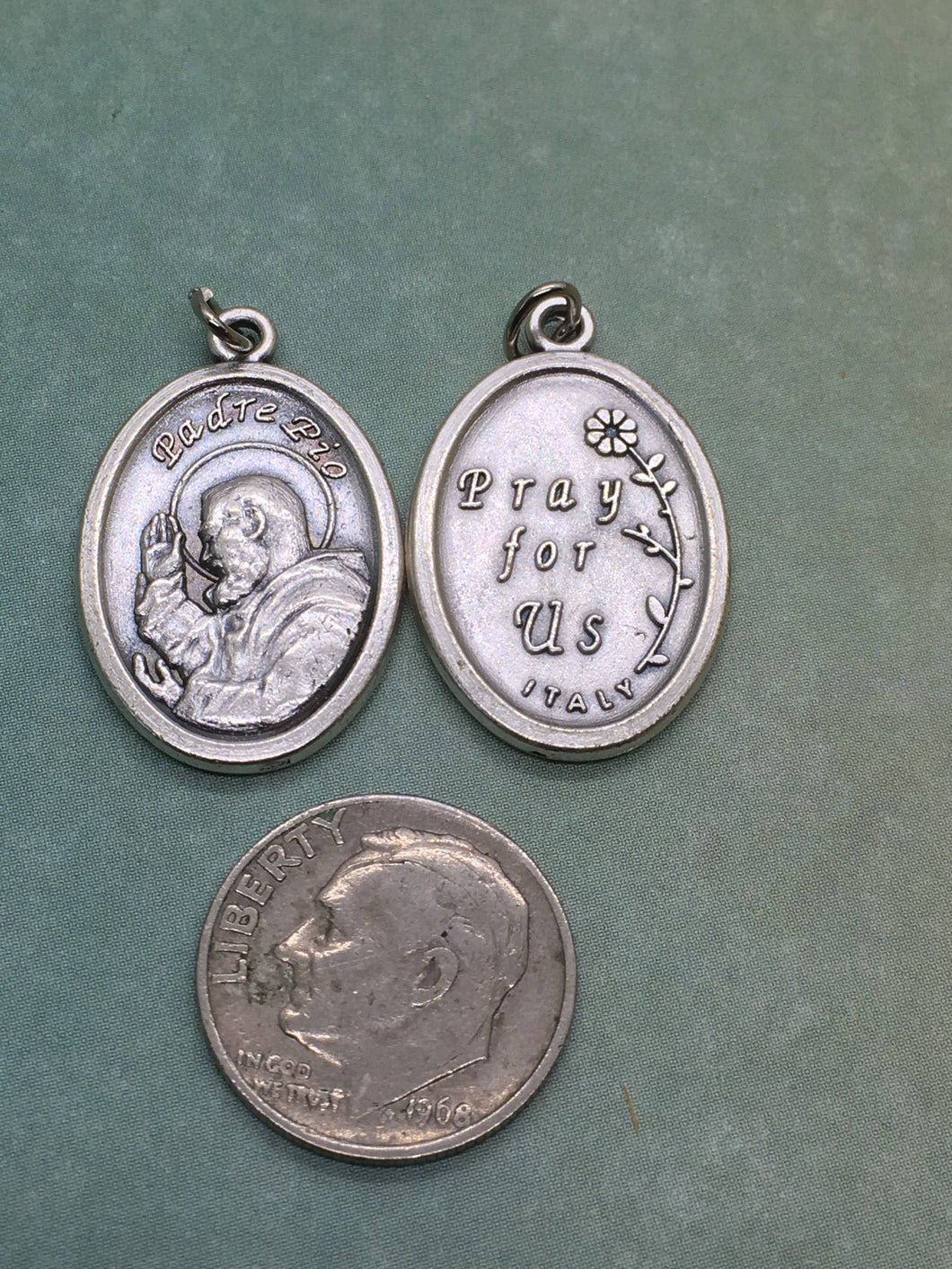 St. Padre Pio of Pietrelcina aka Francesco Forgione holy medal - 4 styles - Italian Catholic saint - stigmata, confessor, Capuchin