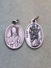Load image into Gallery viewer, St. Valentine holy medal - Catholic saint - patron of bee keepers, engaged couples, happy marriages, love, greetings, against fainting
