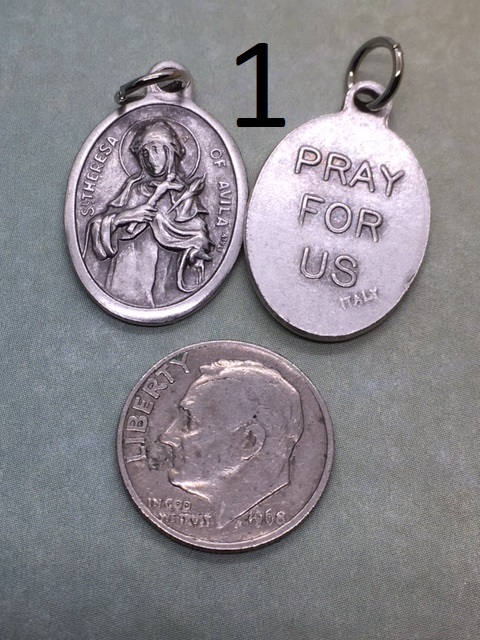 St. Teresa of Avila (1515-1582) holy medal