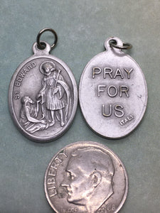 St. Edward the Confessor (1003 - 1066) holy medal