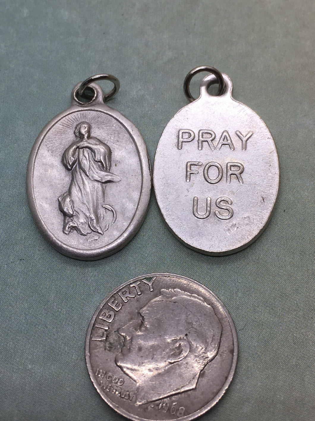 The Assumption of Mary holy medal
