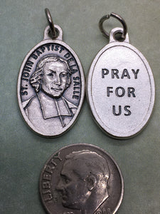 St. John Baptist de la Salle (1651-1719) holy medal