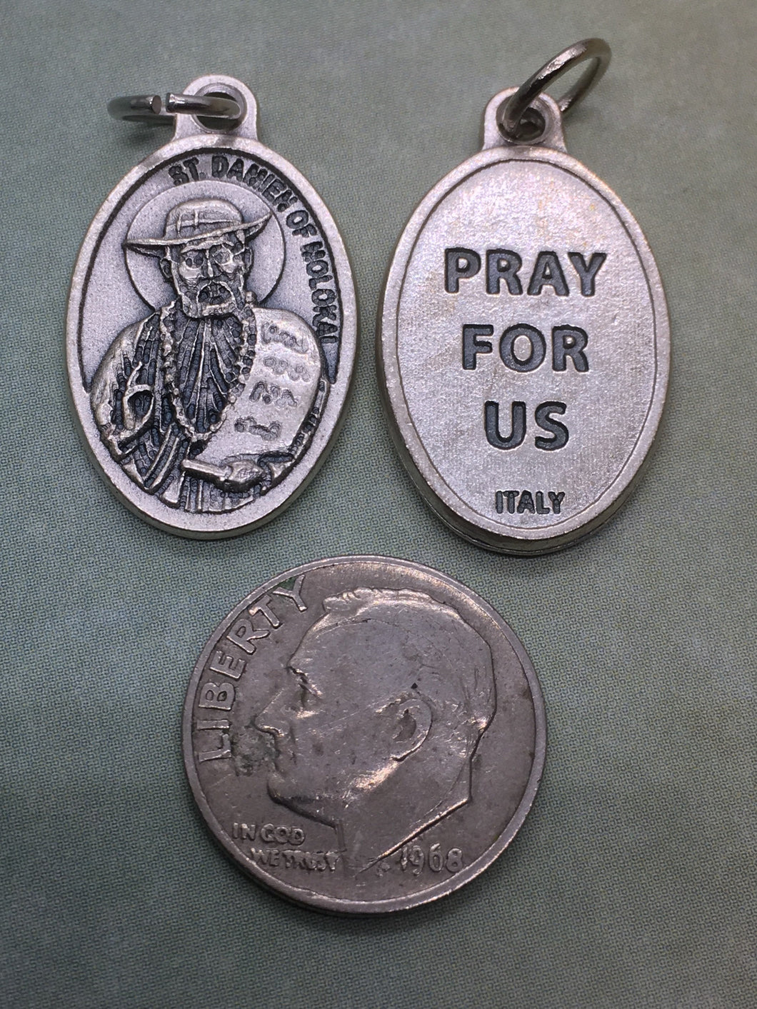 St. Damien of Molokai (1840-1889) holy medal