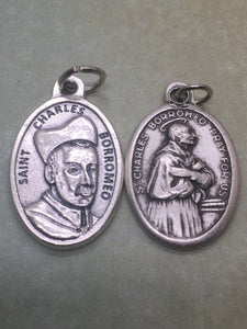 St Charles Borromeo (1538-1584) holy medal