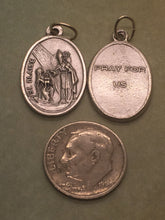 Load image into Gallery viewer, St. Blaise silver oxide holy medal - 3 styles
