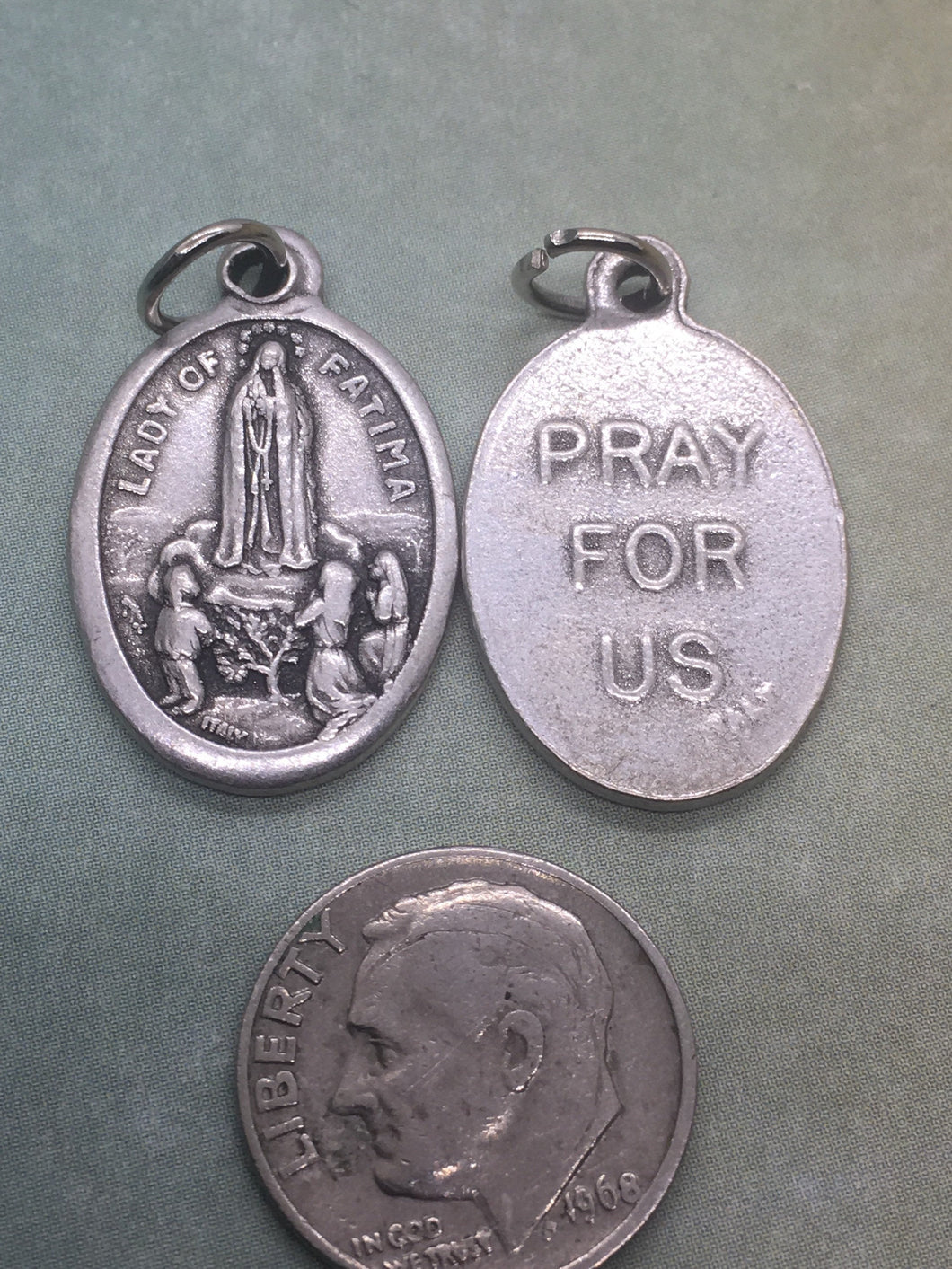 Our Lady of Fatima (1917) holy medal, 3 styles