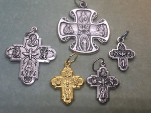 4-way, Four way holy medals - assorted sizes