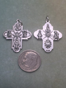 4-way, Four way holy medals - assorted sizes