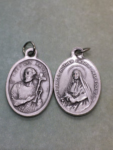 St. Francis Xavier and/or St. Frances Mother Cabrini holy medal