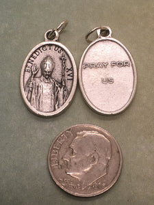 Pope Benedict XVI (1927-2022) holy medal -- 3 styles