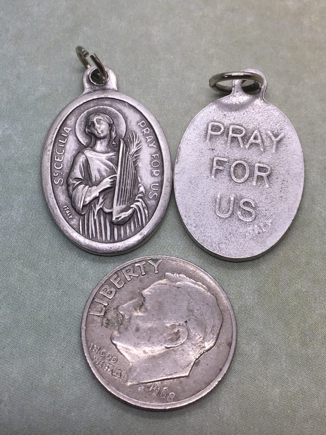 St. Cecilia (3rd century) holy medal