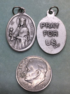 St. Barbara (died c. 235) holy medal