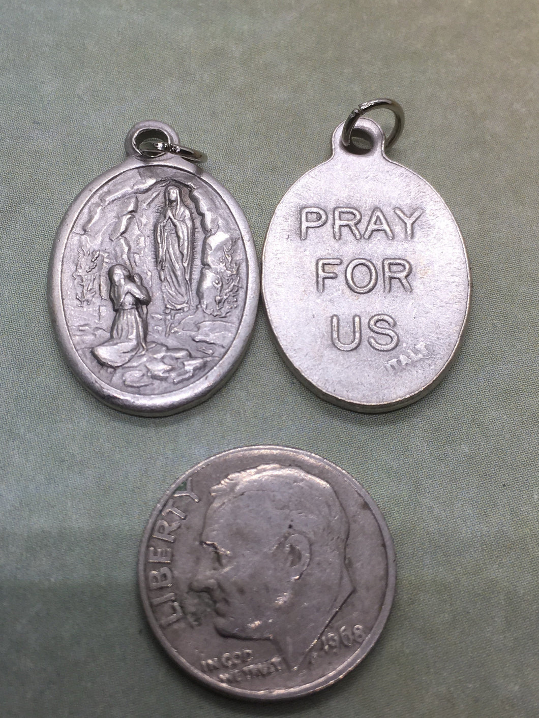Our Lady of Lourdes (1858) holy medal