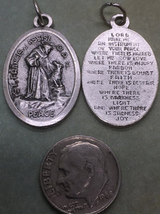 St. Francis of Assisi (1181-1226) holy medal