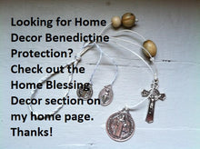 Load image into Gallery viewer, Benedictine Crucifix, silver ox or gold tone, abt 1.5 in tall
