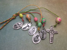 Load image into Gallery viewer, Easter home blessing cord, Catholic door hanger
