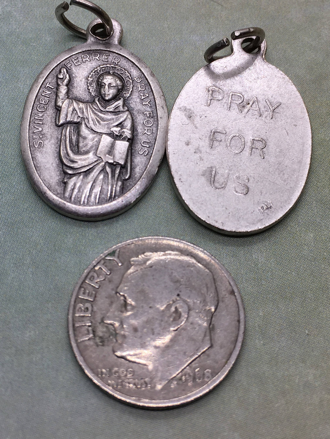 St. Vincent Ferrer (1350 - 1419) holy medal