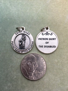 St. Giles (died c.720) holy medal
