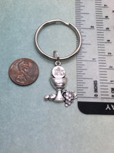 Load image into Gallery viewer, Eucharist key ring, car blessing
