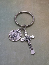 Load image into Gallery viewer, St. Florian fire fighter key ring
