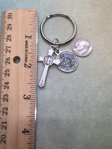 St. Florian fire fighter key ring