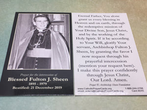 Fulton Sheen (1895-1979) holy medal