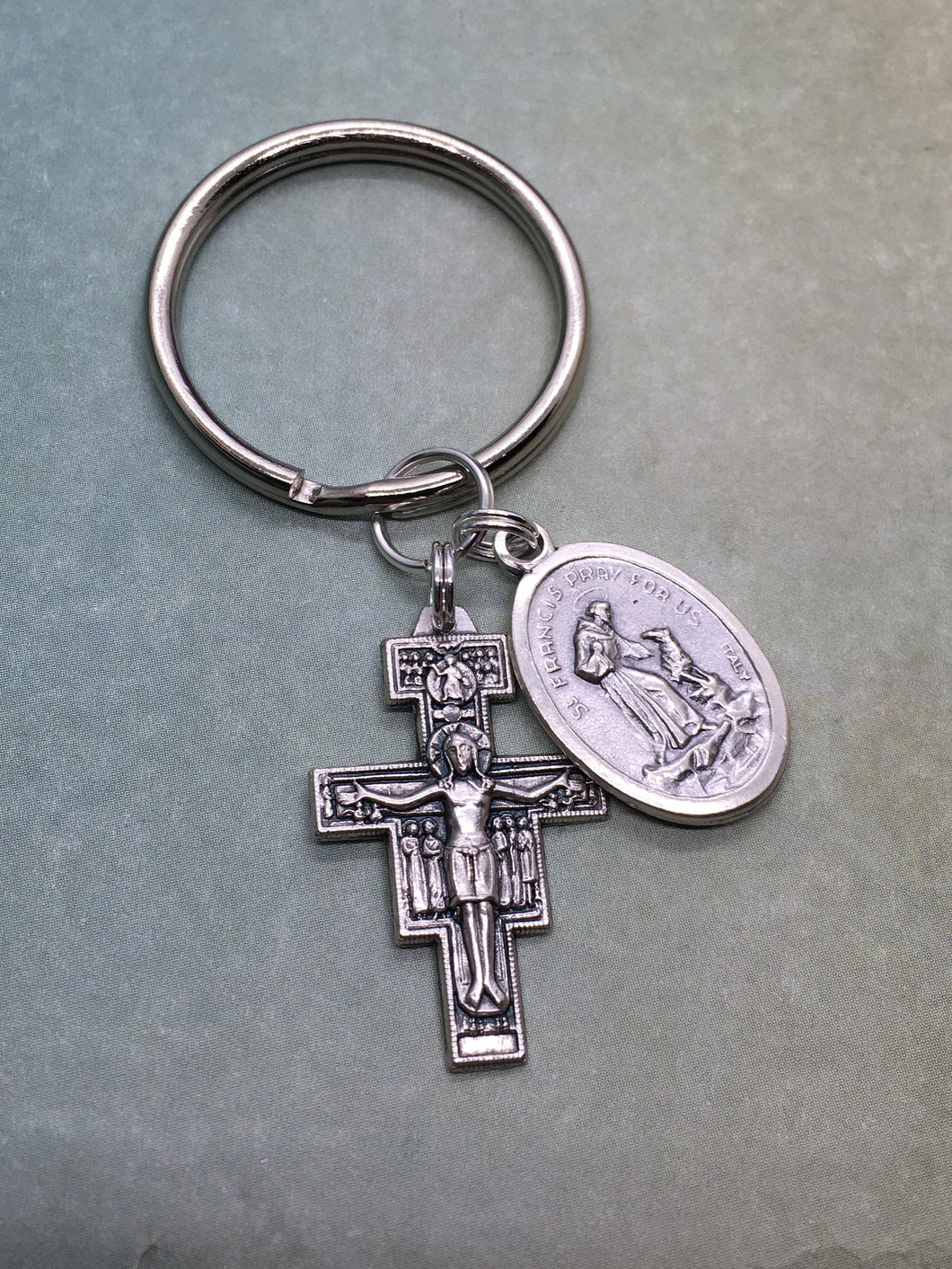 Franciscan key ring