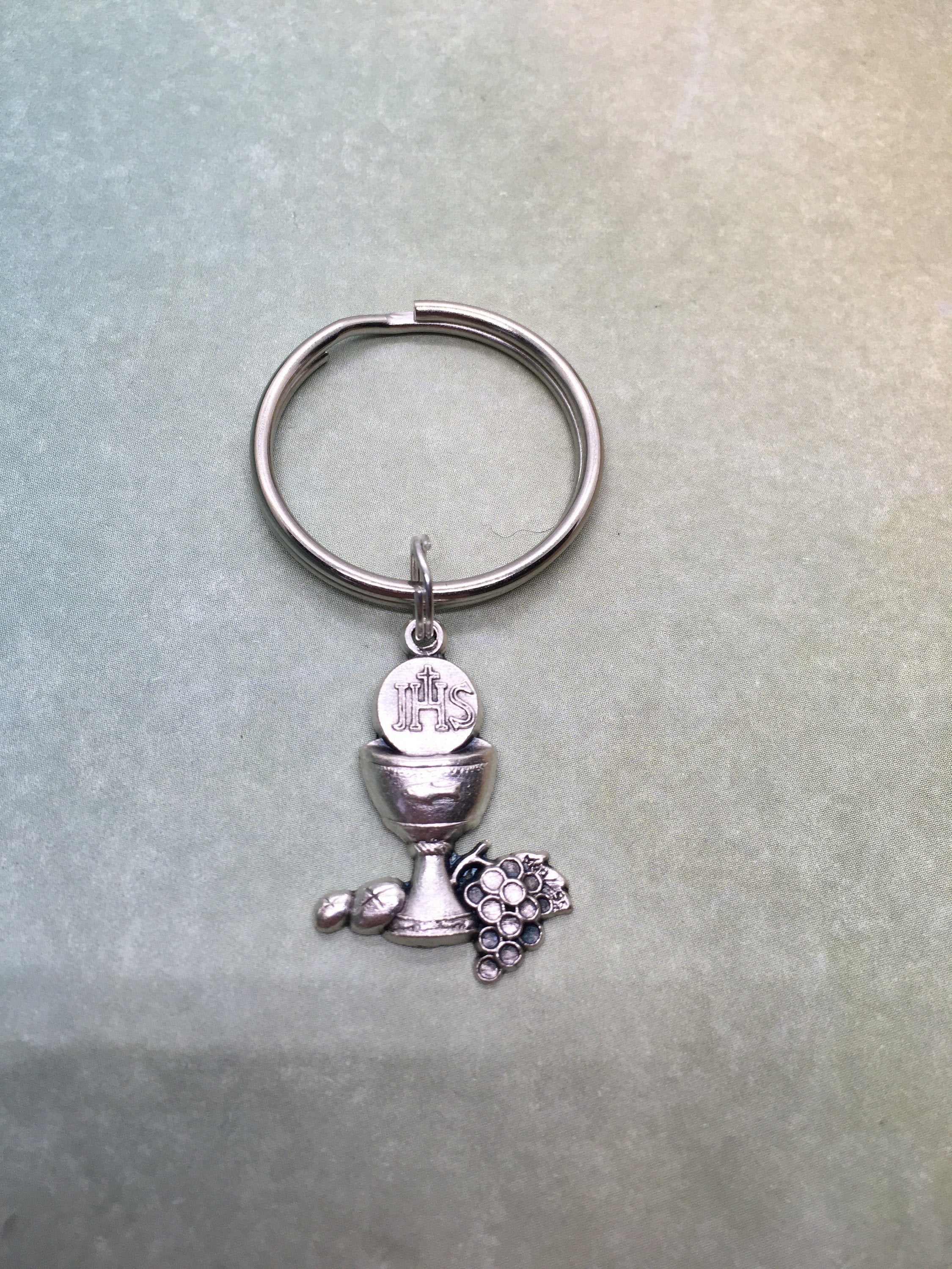 Eucharist key ring, car blessing